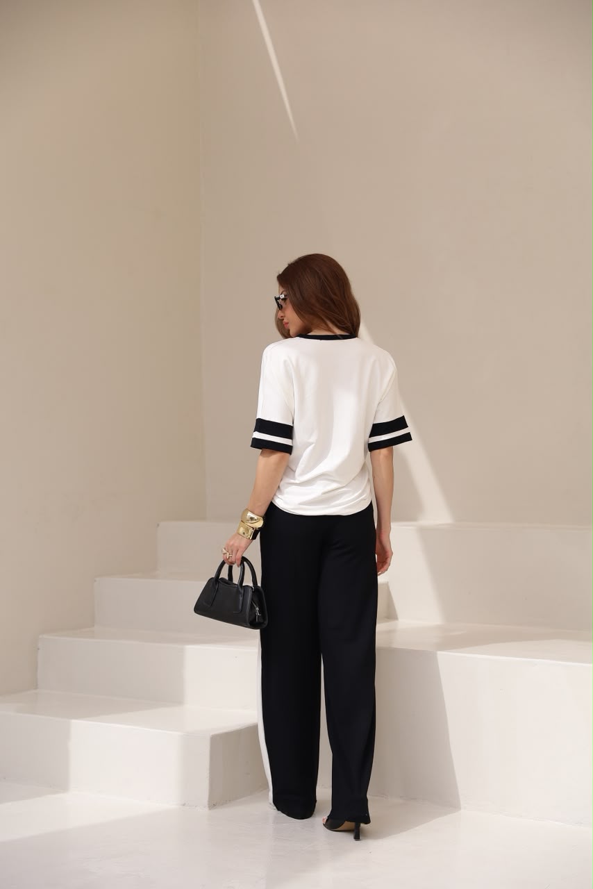 Conjunto Pierre - Preto/Off