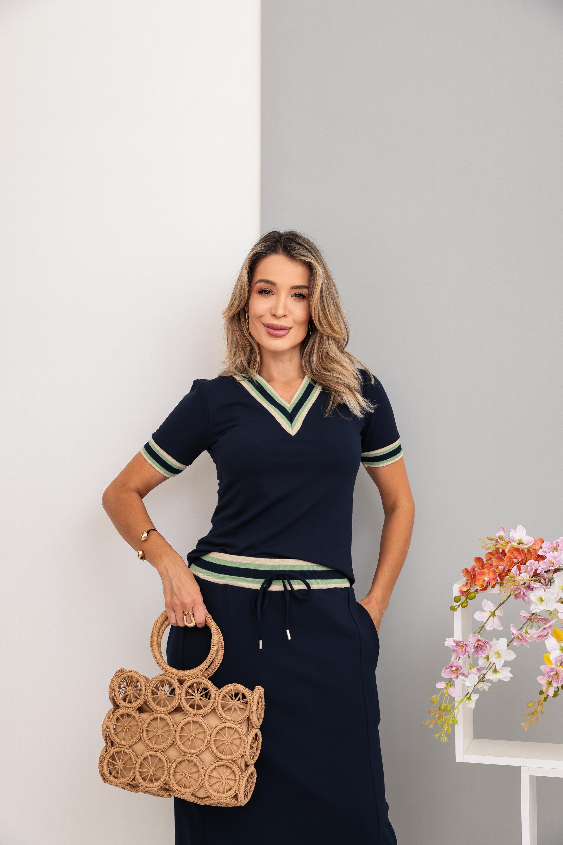Conjunto Polaris - Azul Marinho