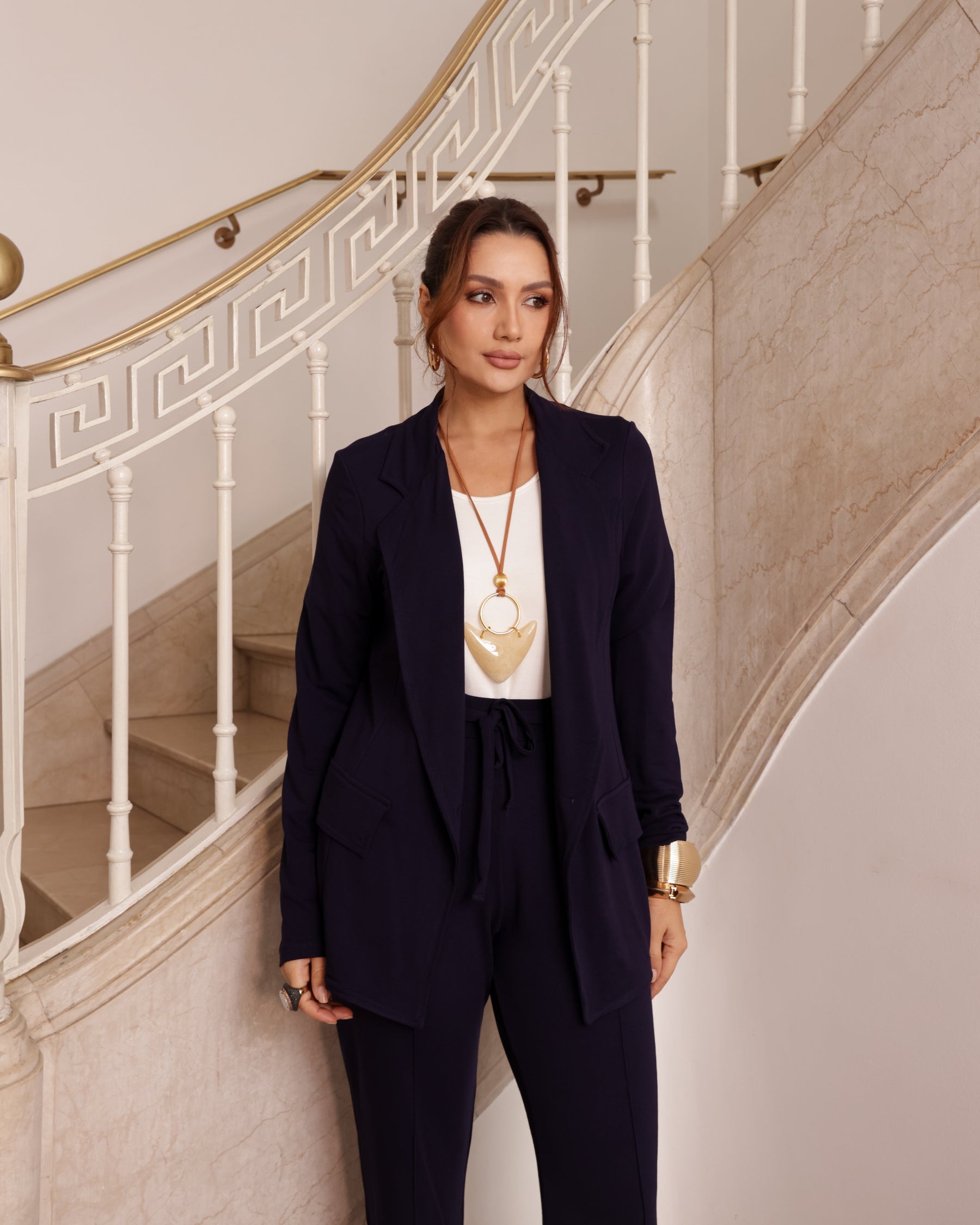 Conjunto Provence - Azul Marinho