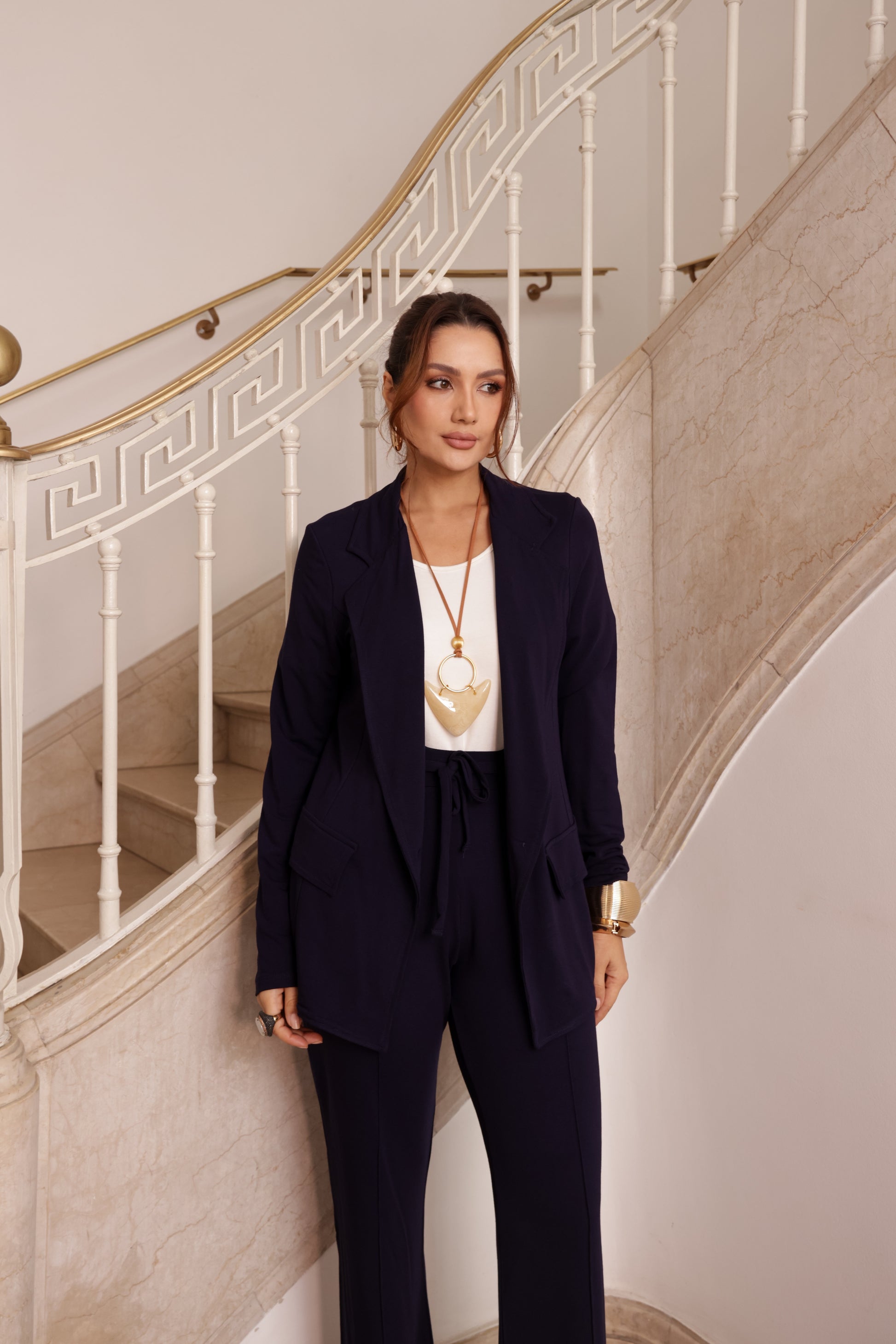 Conjunto Provence - Azul Marinho