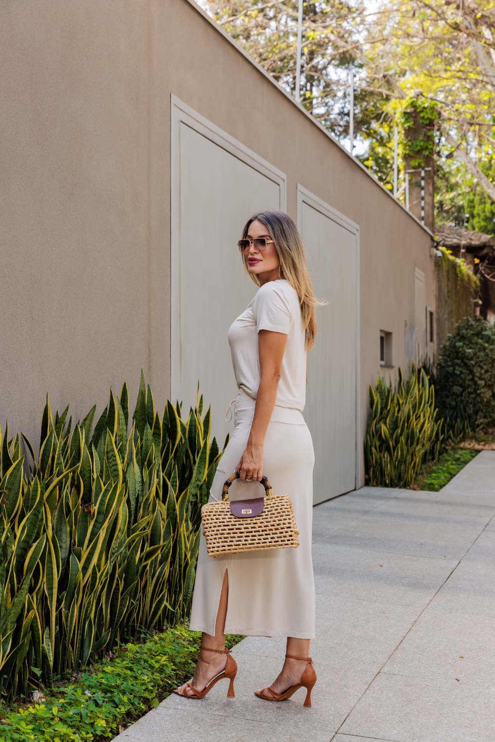 Conjunto Saia Amber - Off White