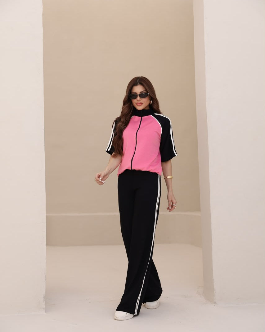 Conjunto Sensação - Rosa/Preto