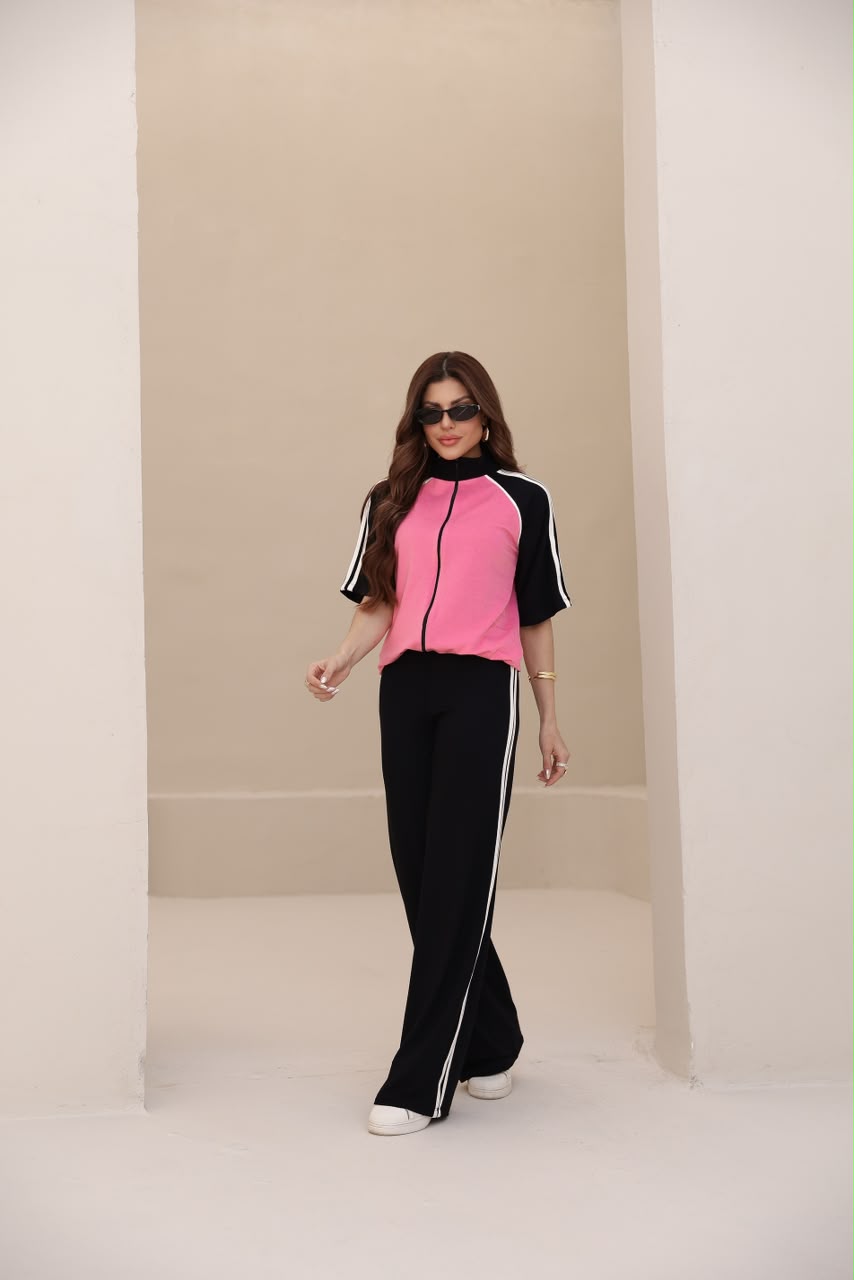 Conjunto Sensação - Rosa/Preto