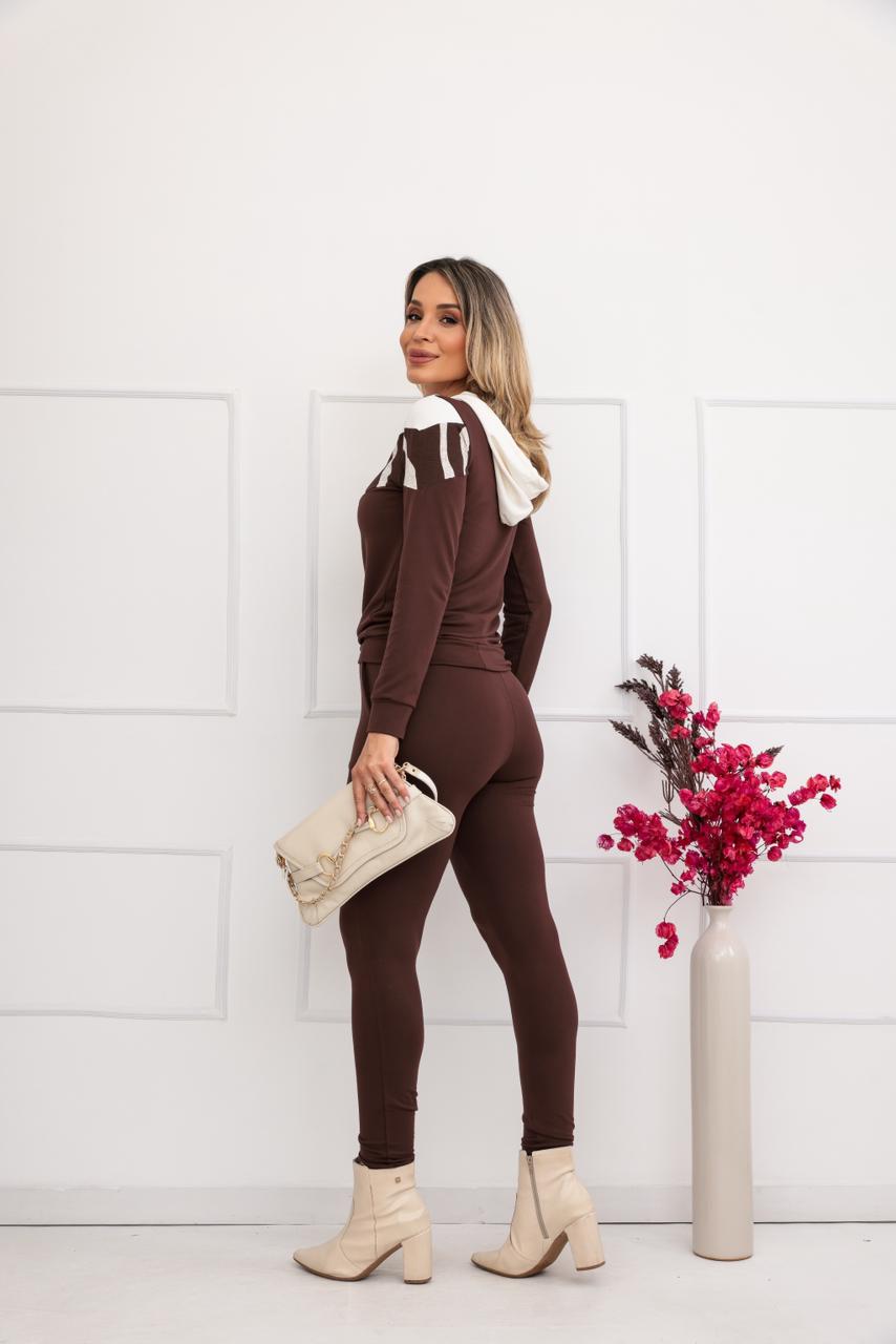 Conjunto Singular - Estampado Marrom