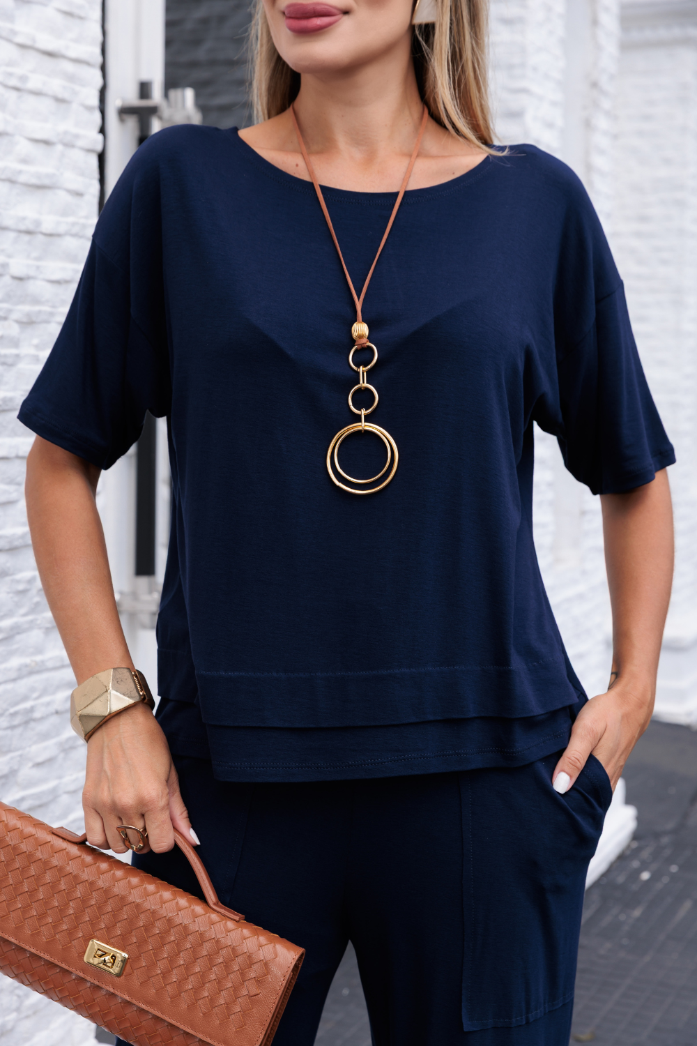 Conjunto Soft Confy - Azul Marinho
