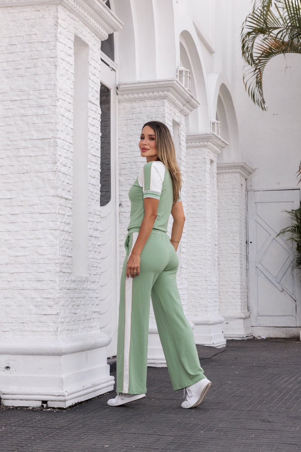 Conjunto Trevo - Verde Menta