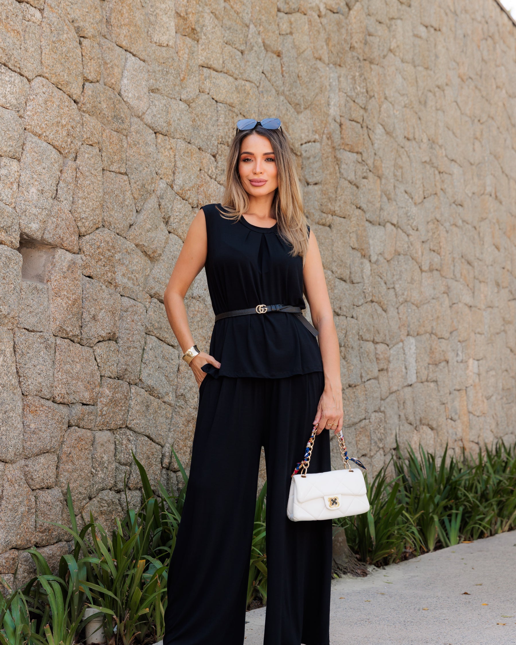 Conjunto Veneza - Preto