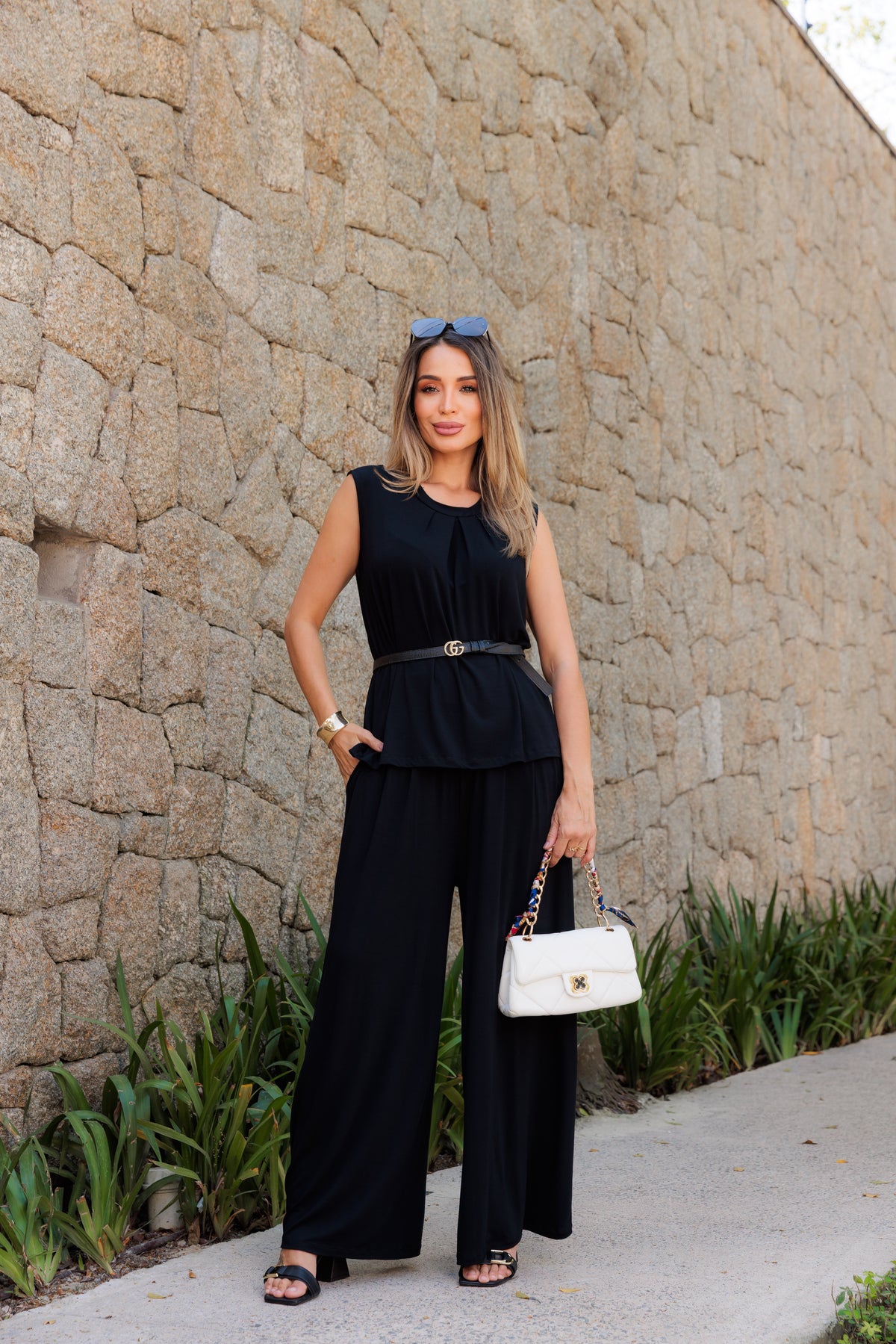 Conjunto Veneza - Preto