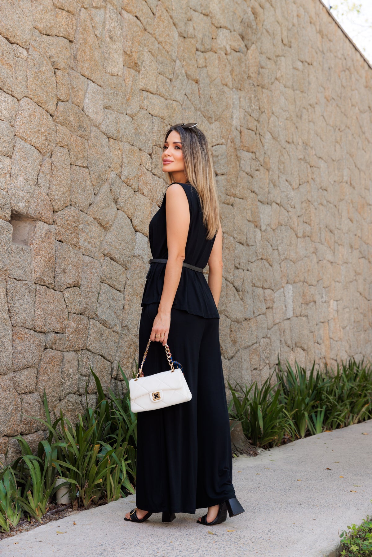 Conjunto Veneza - Preto