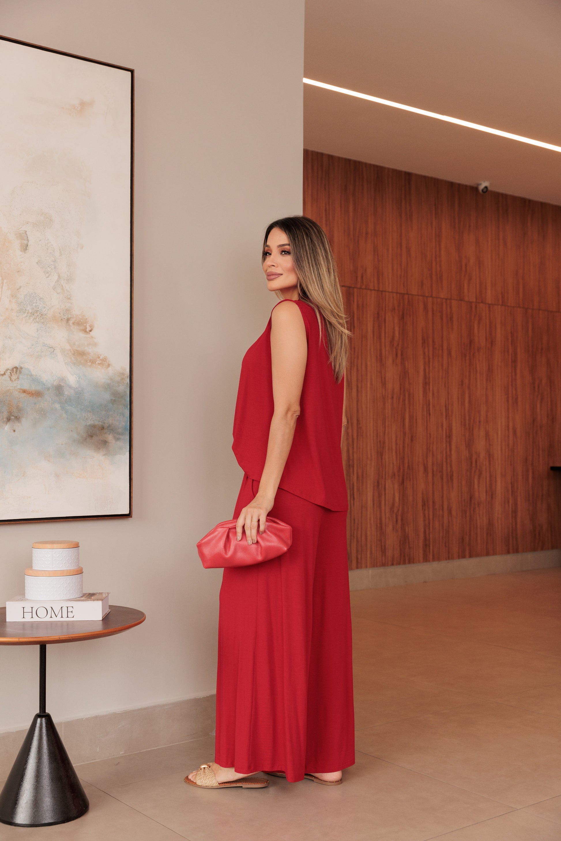 Conjunto Veneza - Vermelho