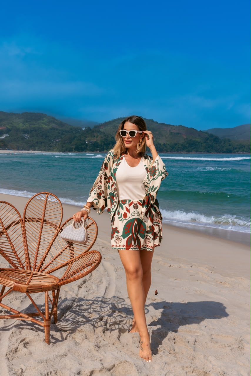 Conjunto Veranil - Estampado Verde