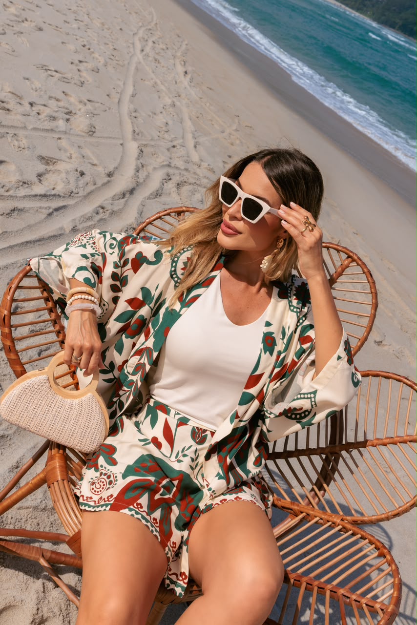Conjunto Veranil - Estampado Verde