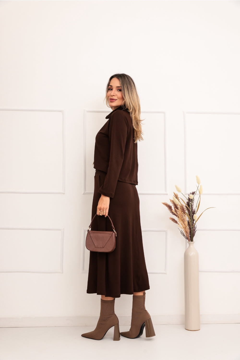Conjunto Winter - Marrom