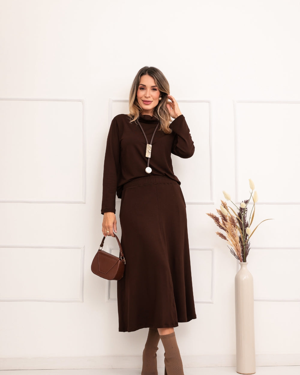 Conjunto Winter - Marrom
