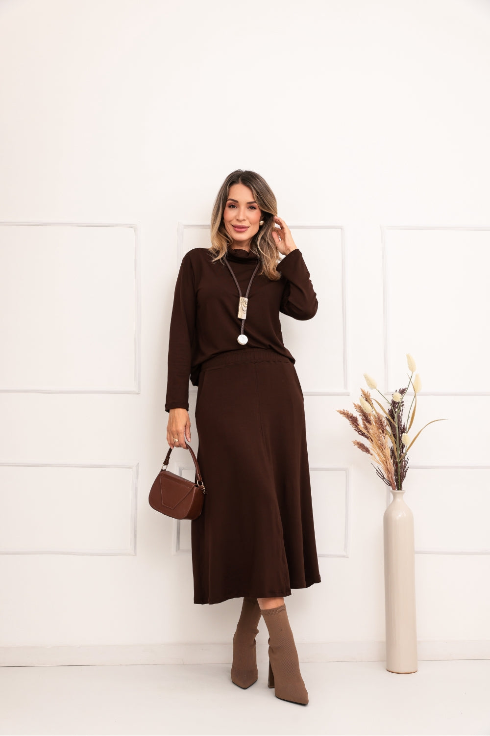 Conjunto Winter - Marrom