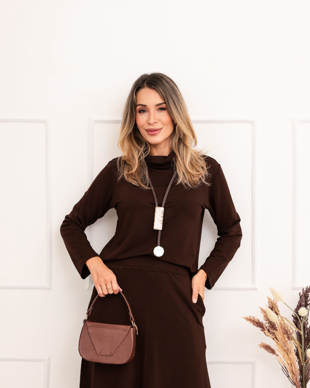 Conjunto Winter - Marrom