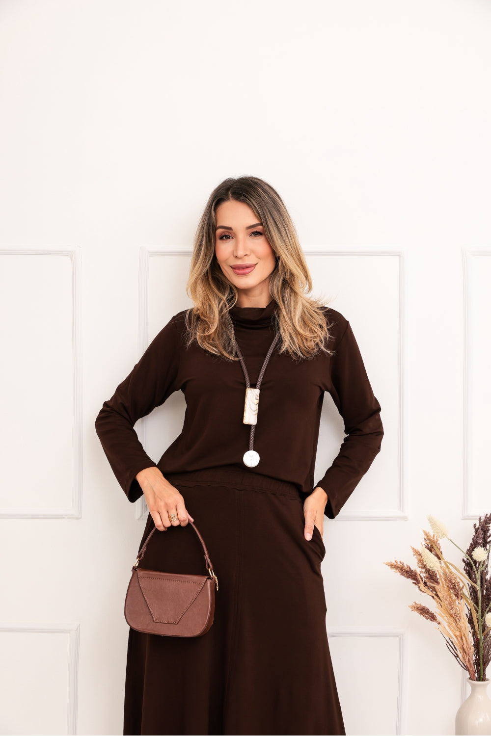 Conjunto Winter - Marrom