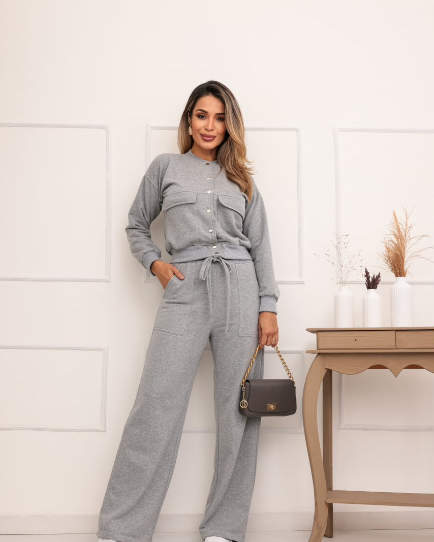 Conjunto Chili - Cinza