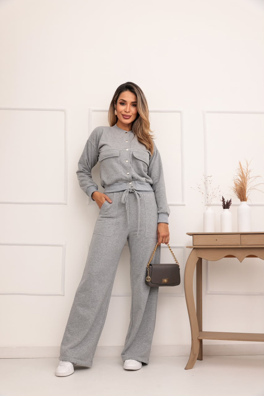 Conjunto Chili - Cinza