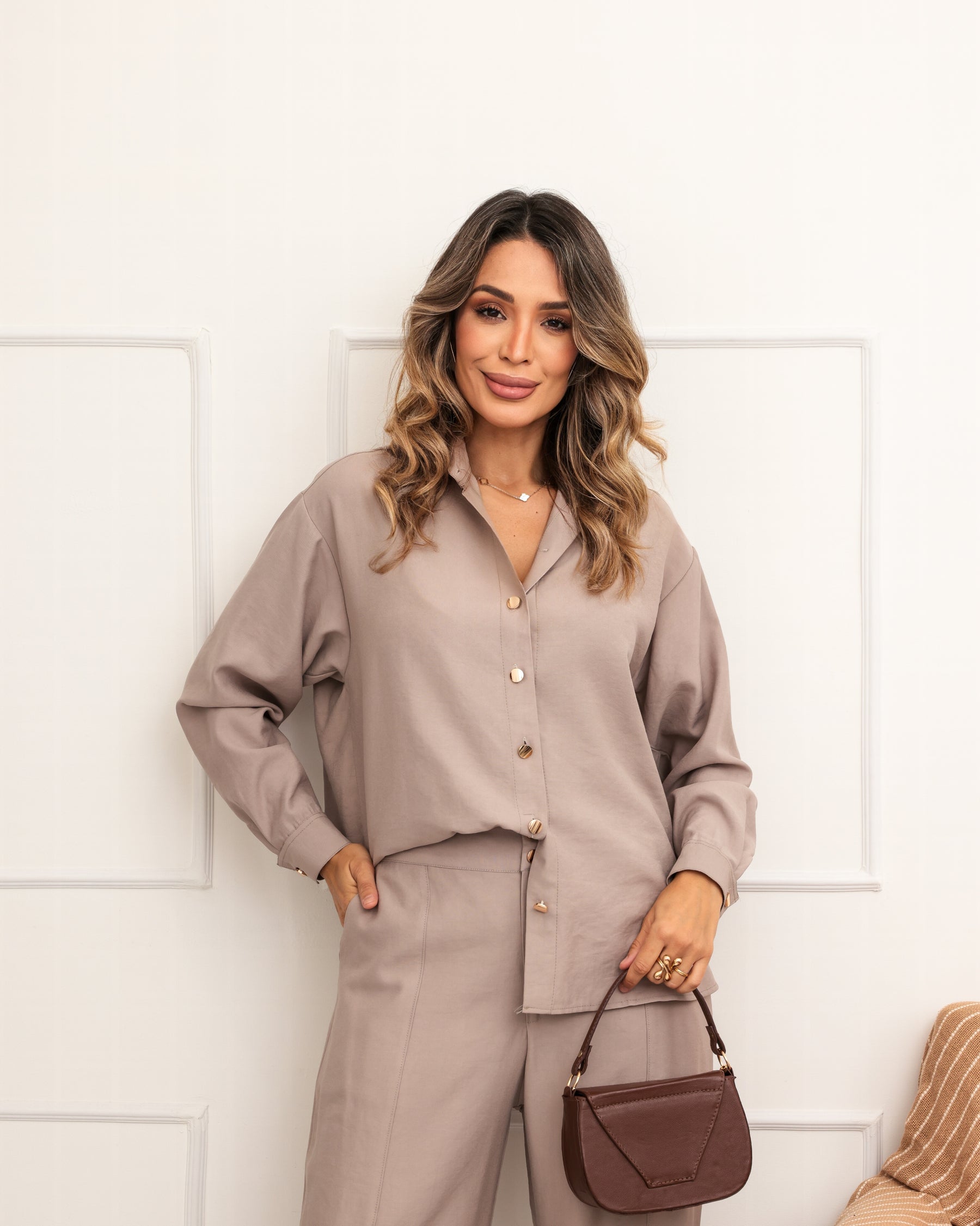 Conjunto Eldorado - Bege