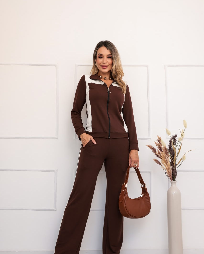 Conjunto Eleven - Marrom