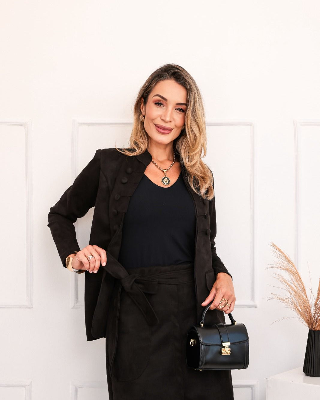Conjunto Saia Tappy - Preto