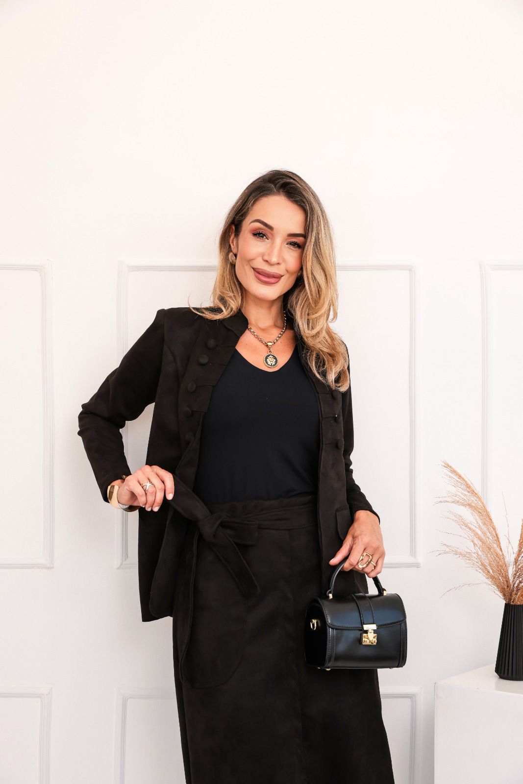 Conjunto Saia Tappy - Preto
