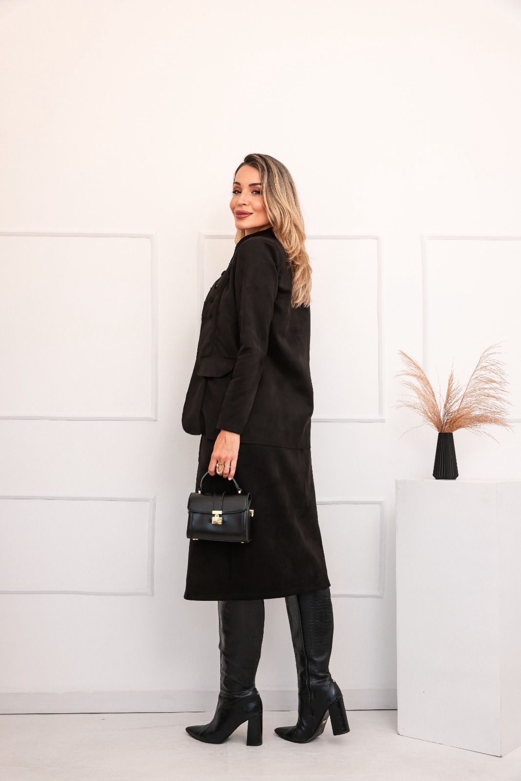 Conjunto Saia Tappy - Preto