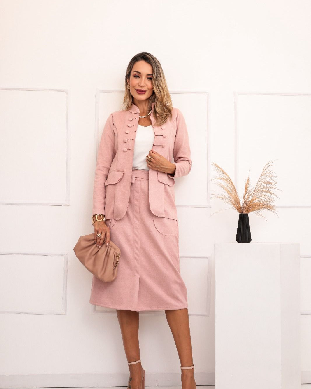Conjunto Saia Tappy - Rose