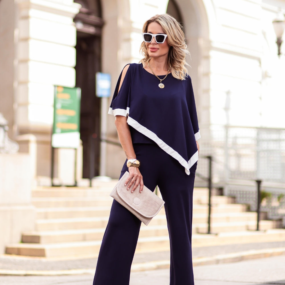 Conjunto Dalla Gold - Azul Marinho