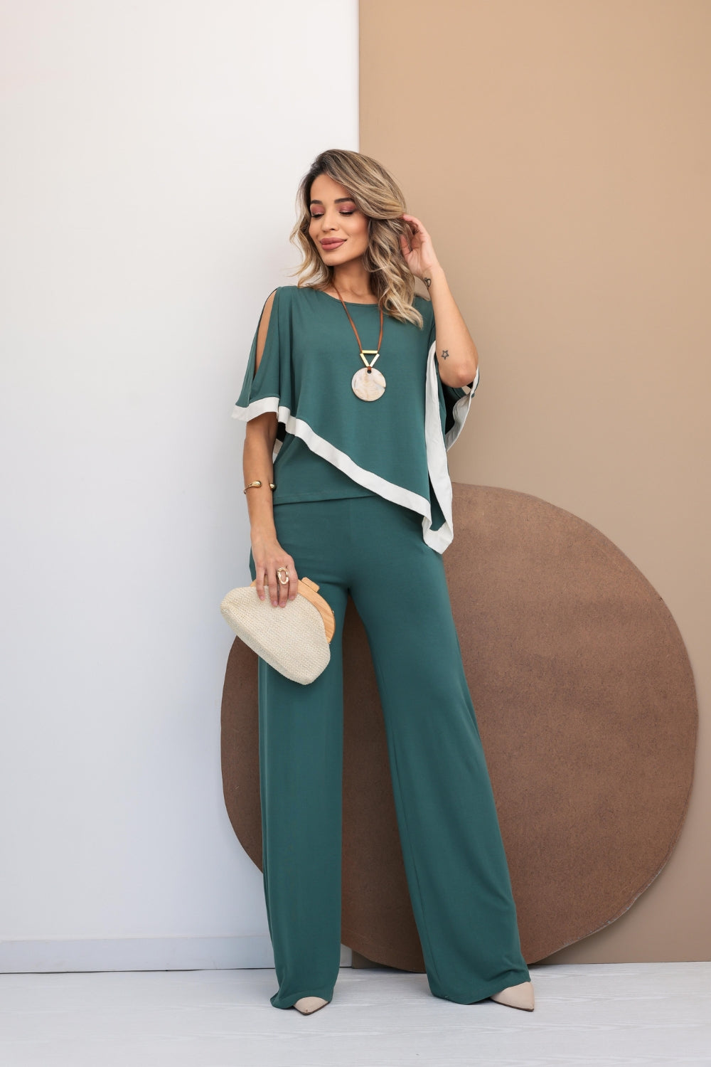 Conjunto Dalla Gold - Verde Oliva