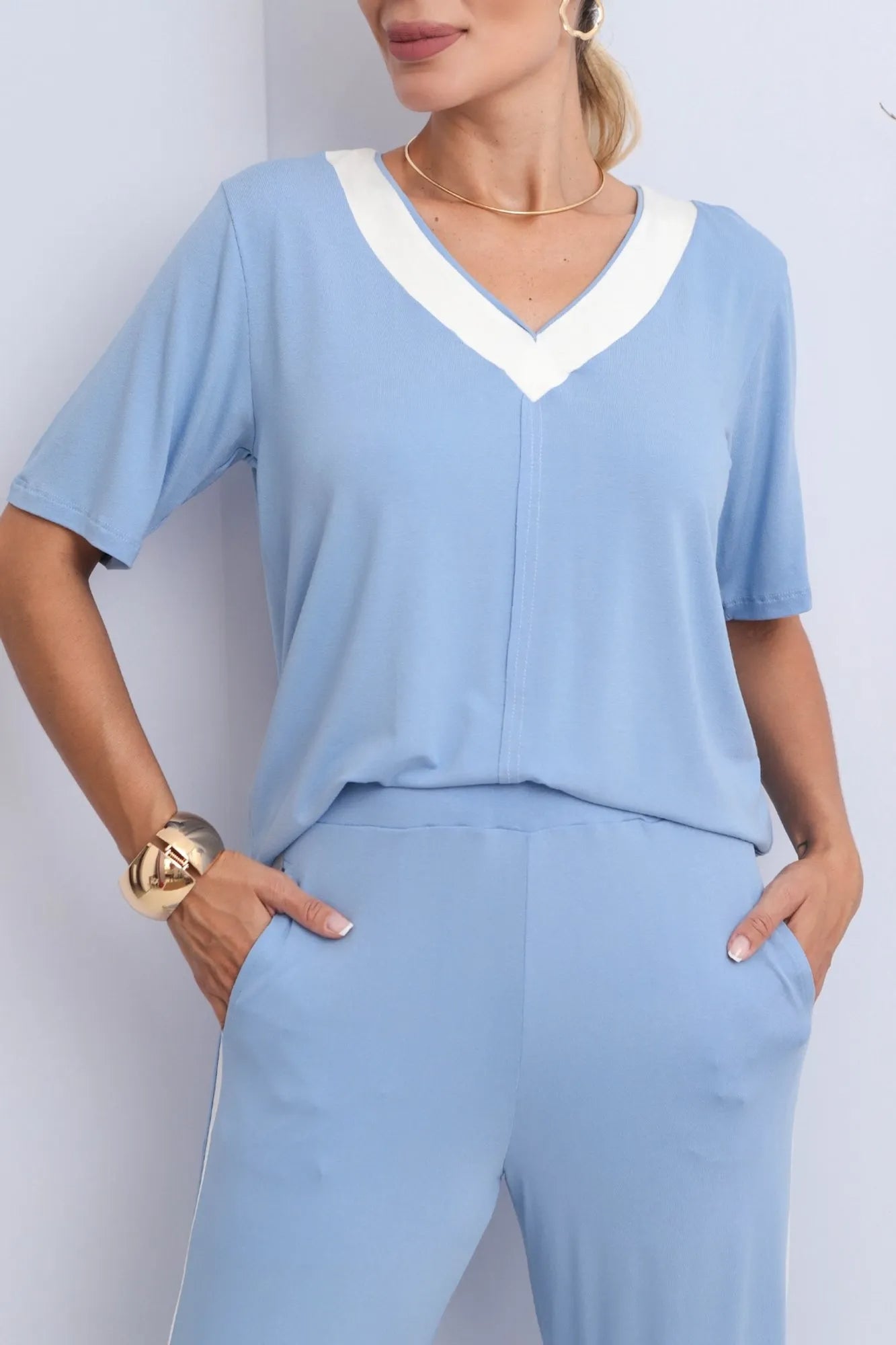 Conjunto Horizonte - Azul Claro