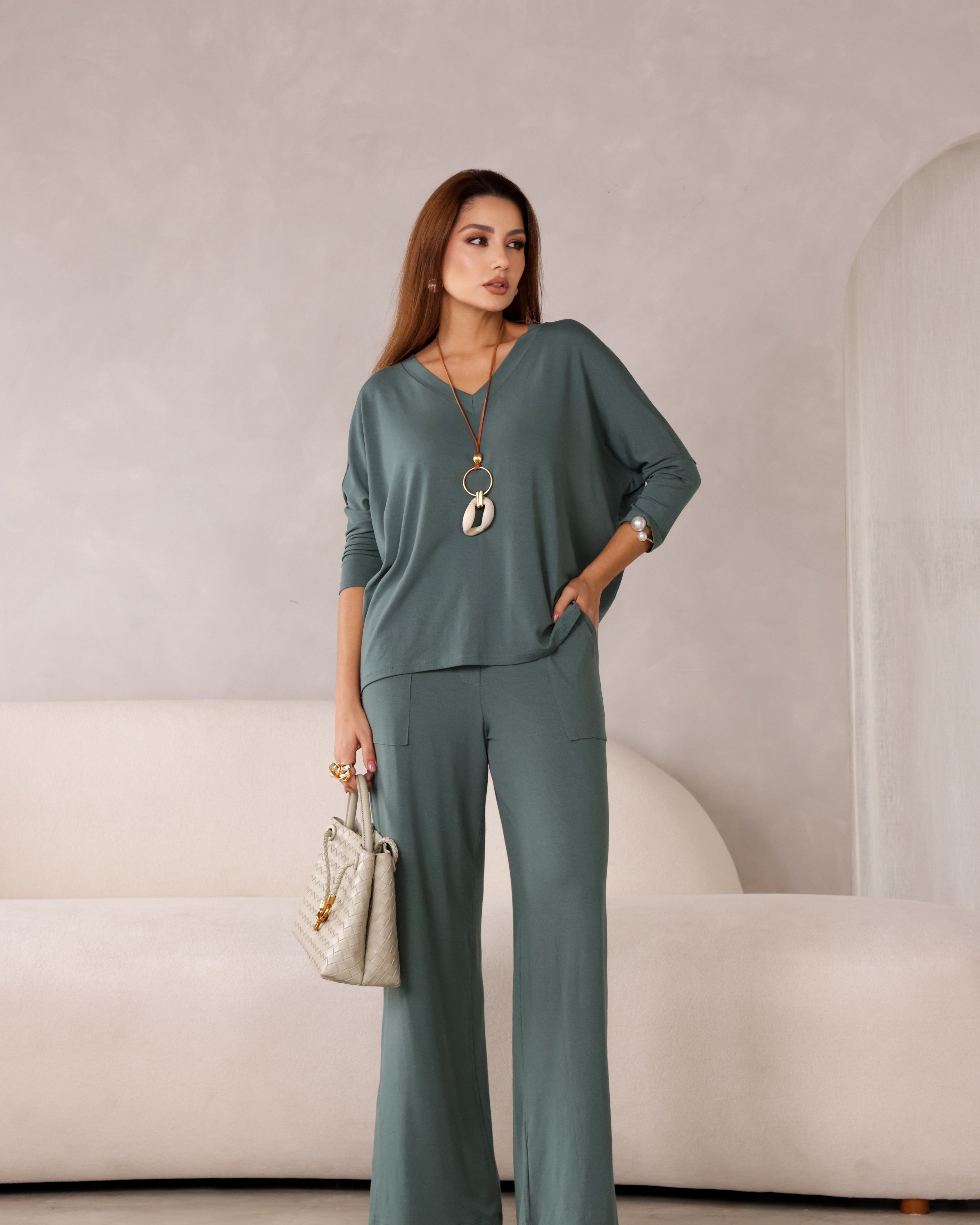 Conjunto Max Confort - Verde Oliva