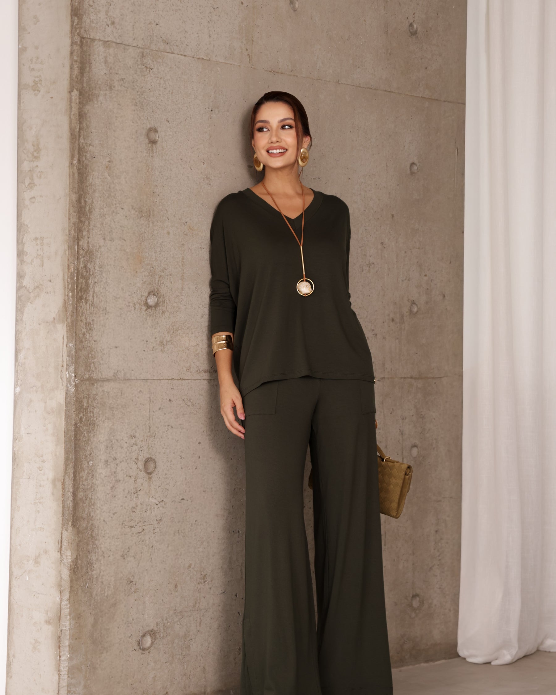 Conjunto Max Confort - Verde Musgo