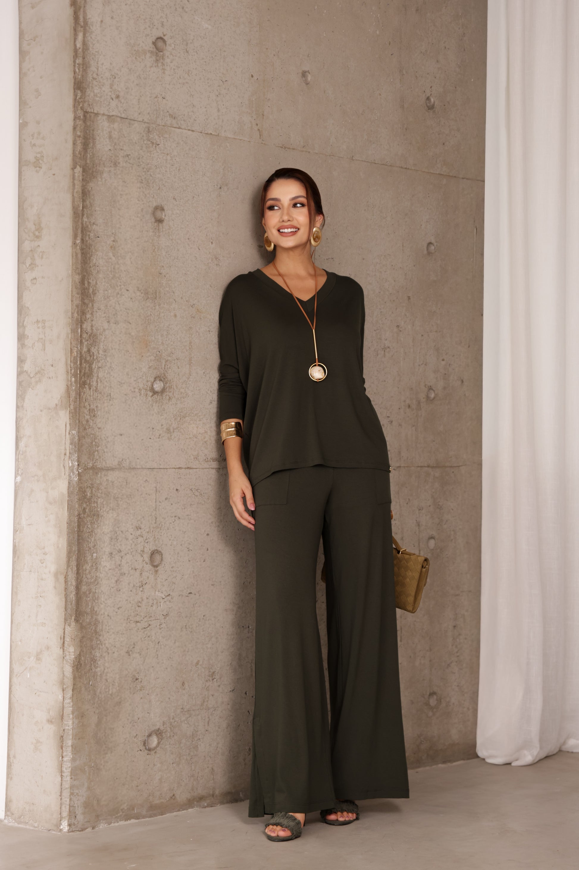 Conjunto Max Confort - Verde Musgo