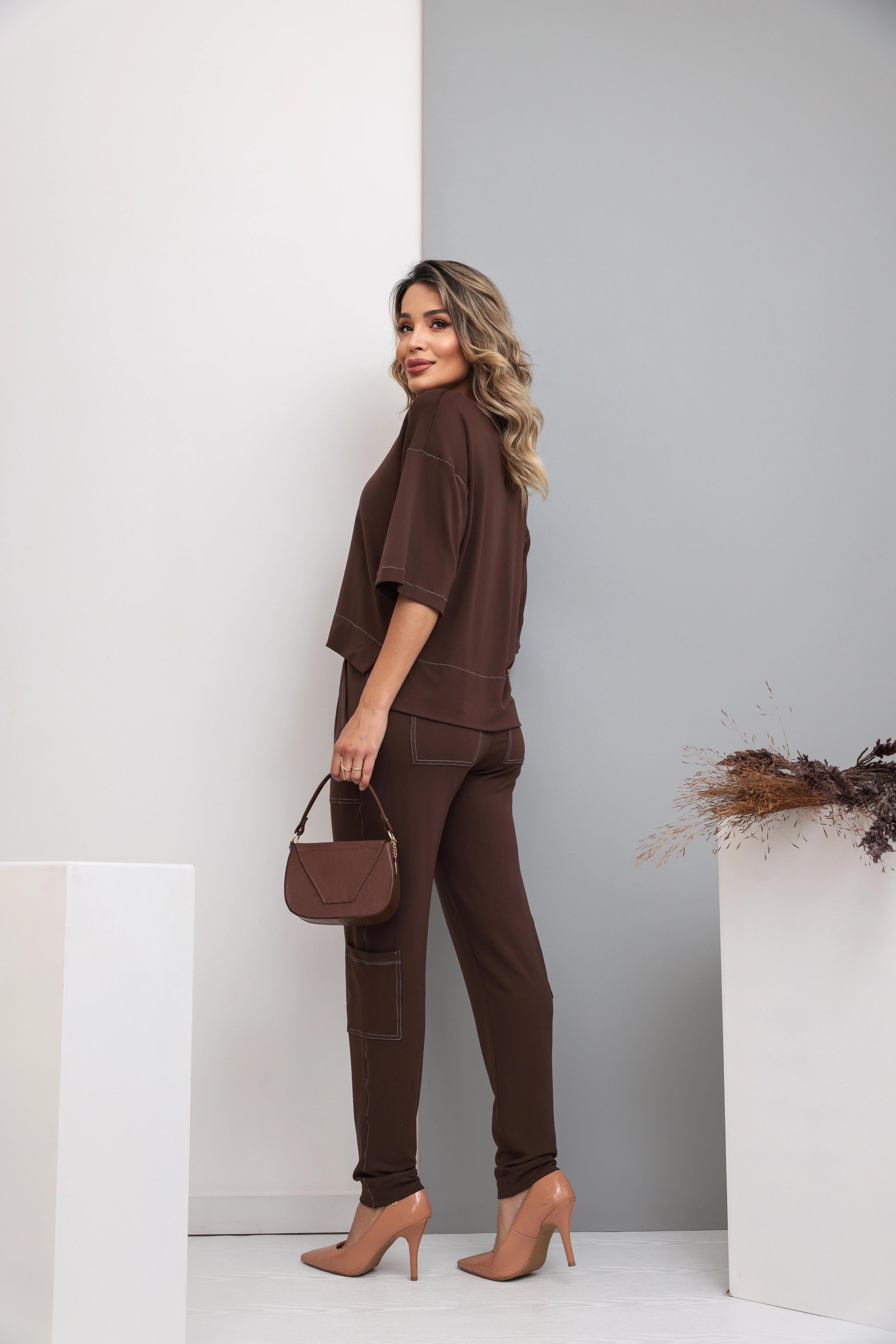 Conjunto Modern - Marrom
