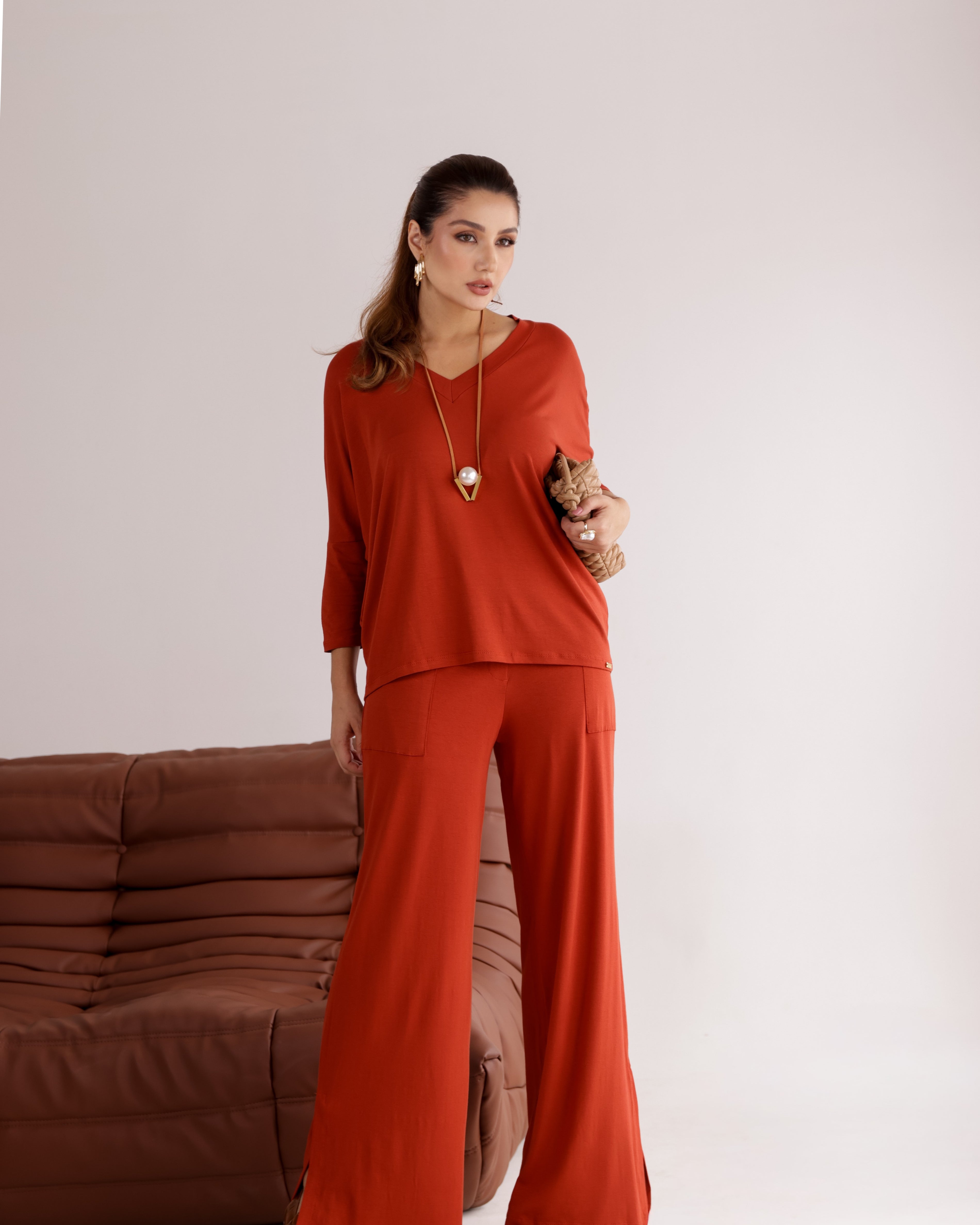 Conjunto Max Confort - Terracota