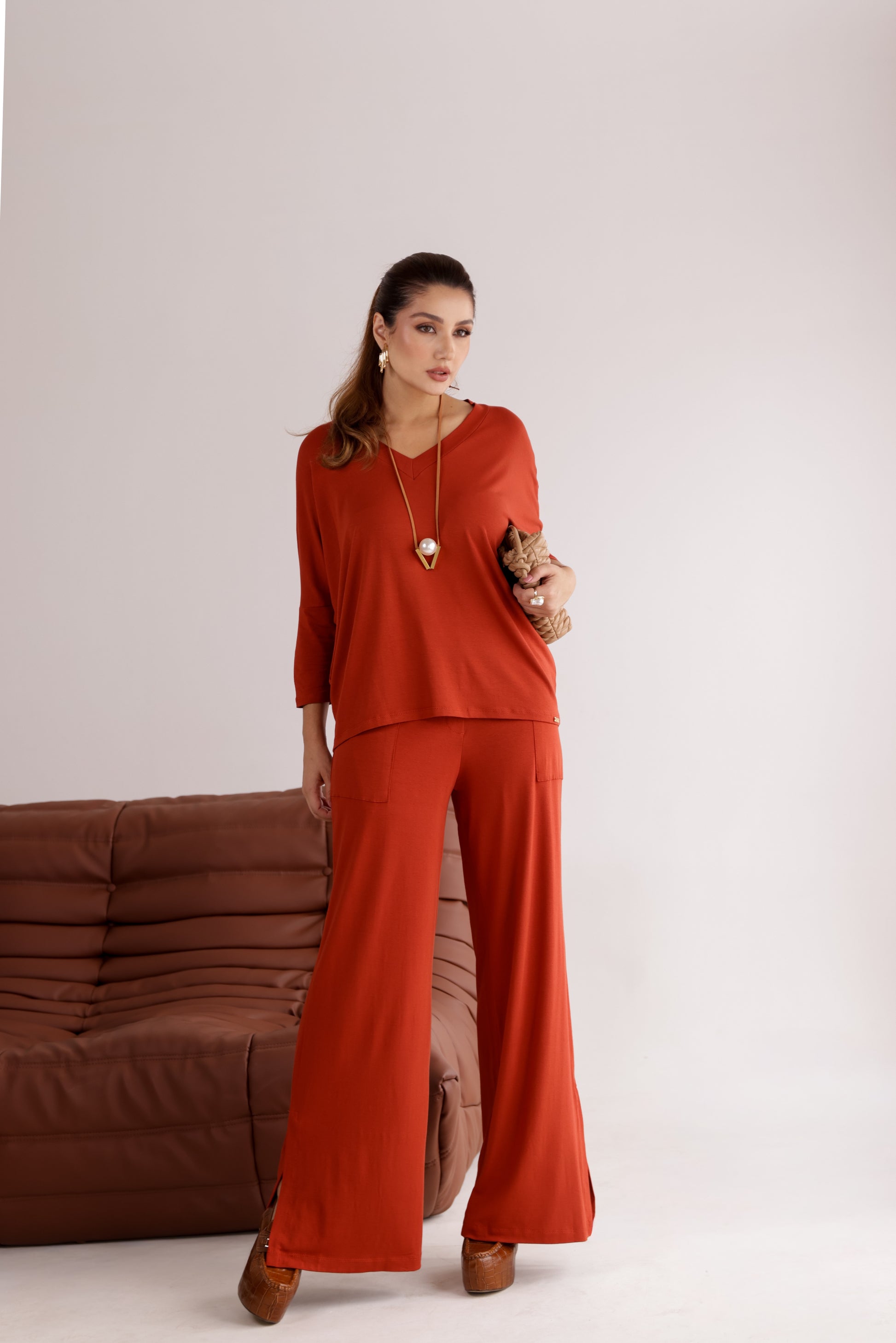 Conjunto Max Confort - Terracota
