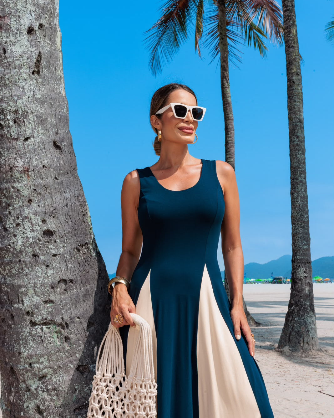 Vestido Aluna - Azul Marinho