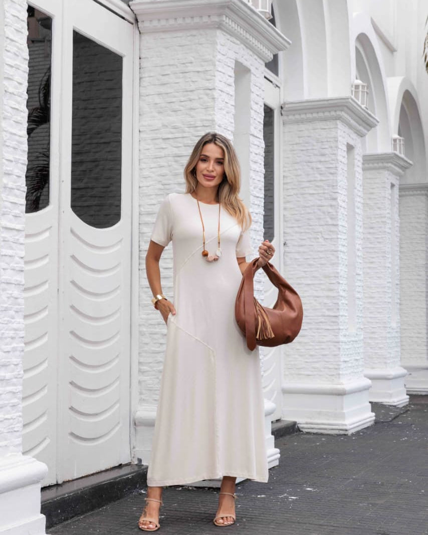 Vestido Amazônia - Off White
