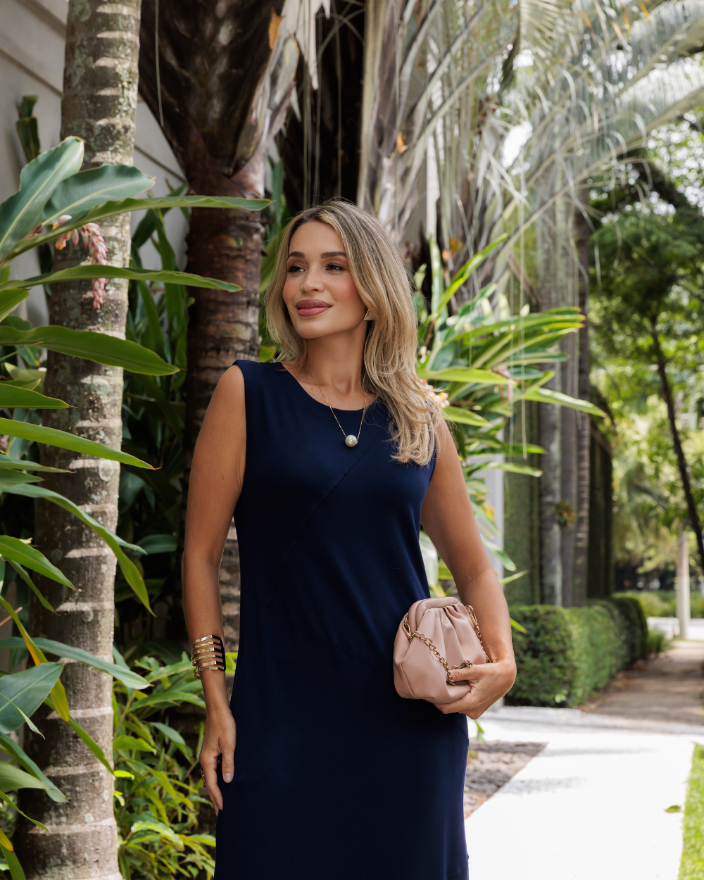 Vestido Artico - Azul Marinho