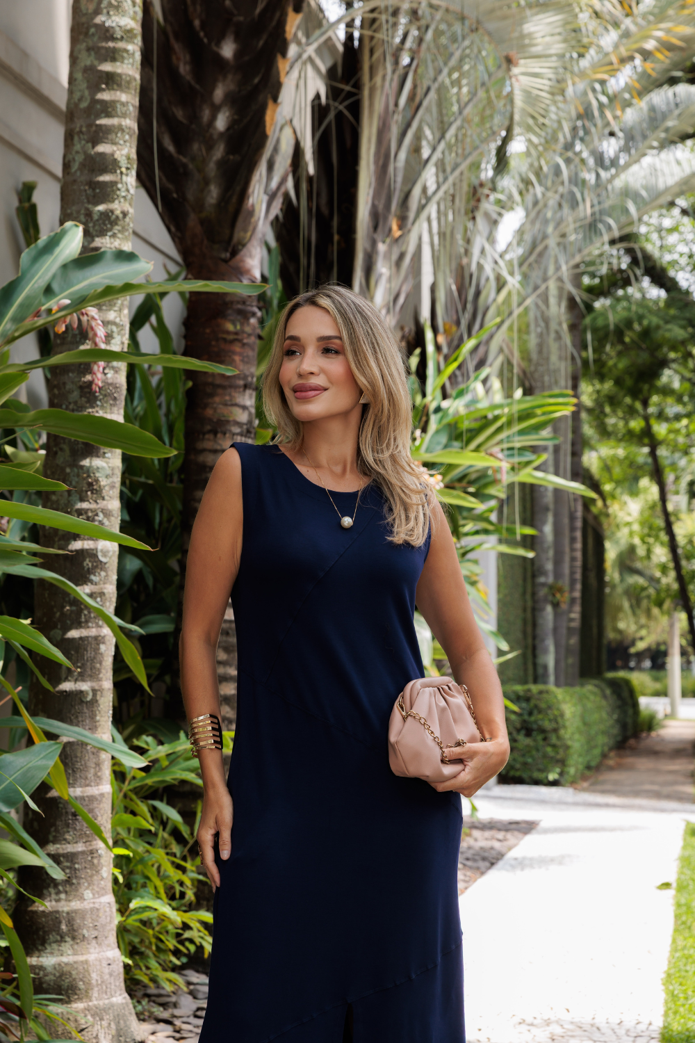 Vestido Artico - Azul Marinho