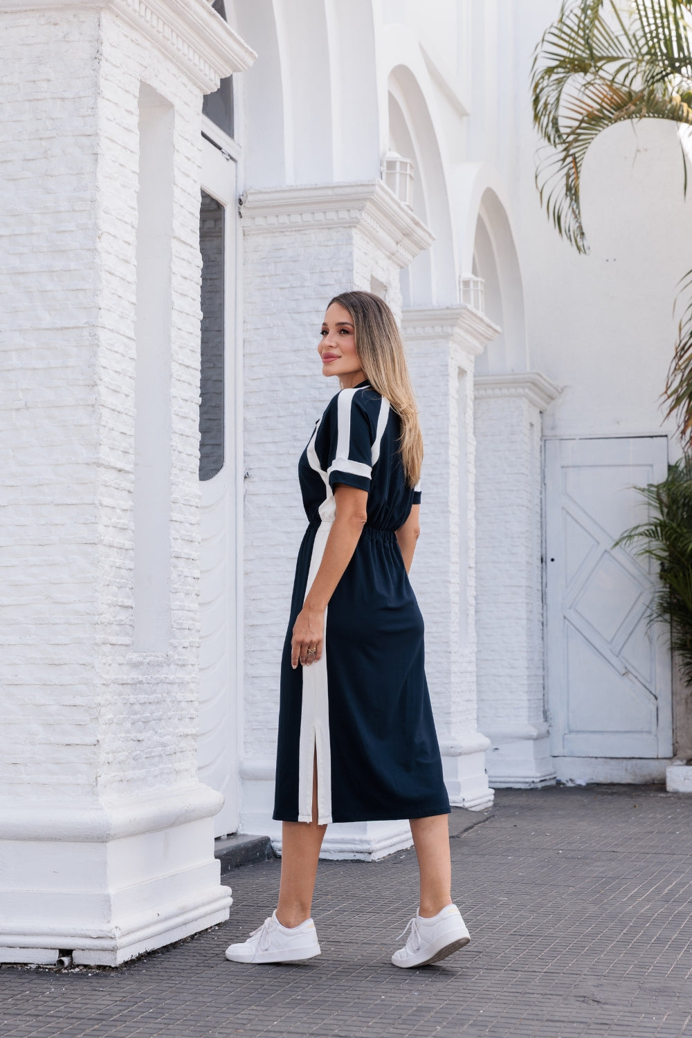 Vestido Atlanta - Azul Marinho