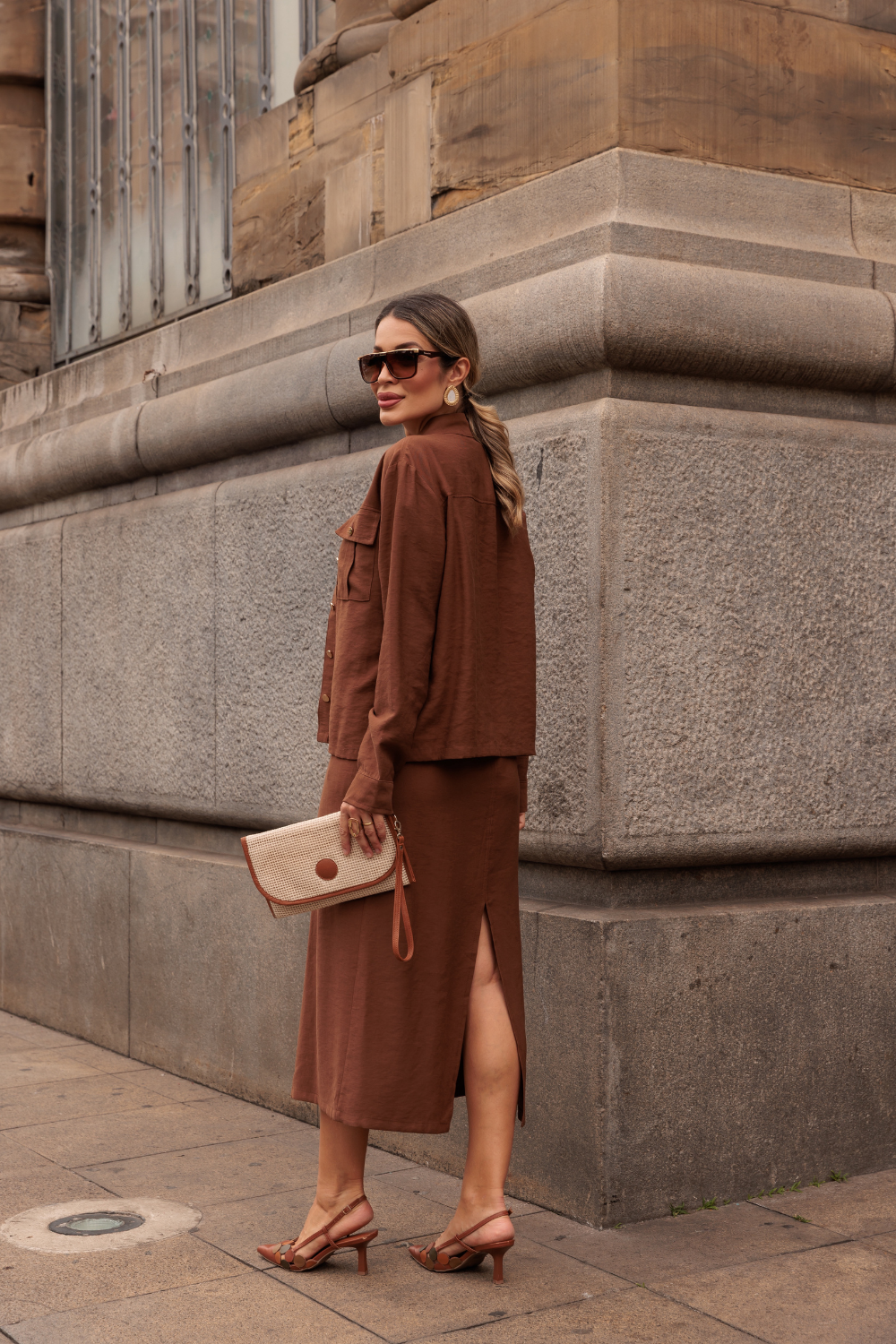 Vestido Austin - Caramelo