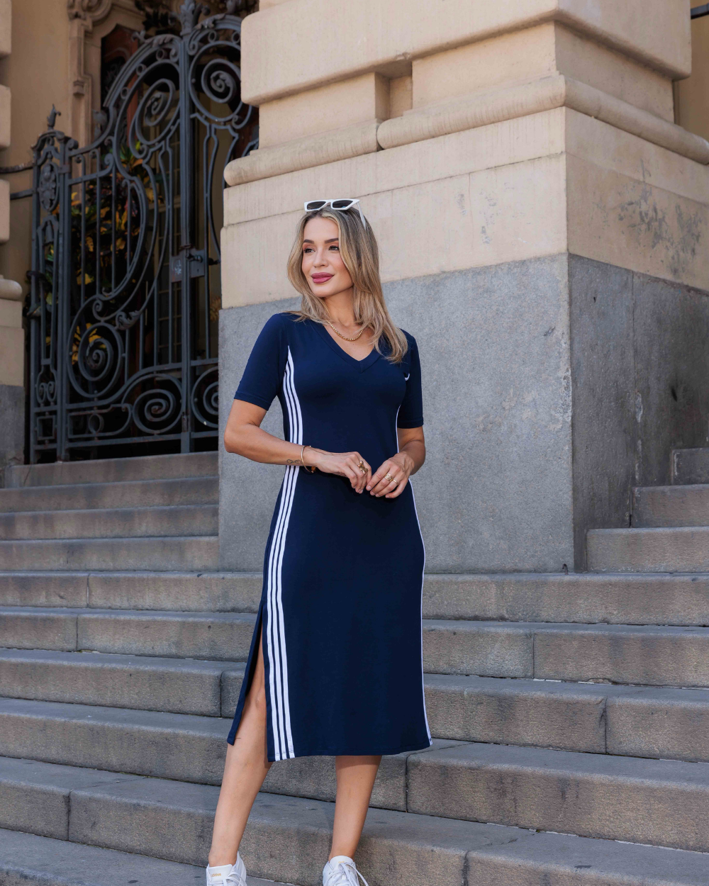 Vestido Cristal - Azul Marinho