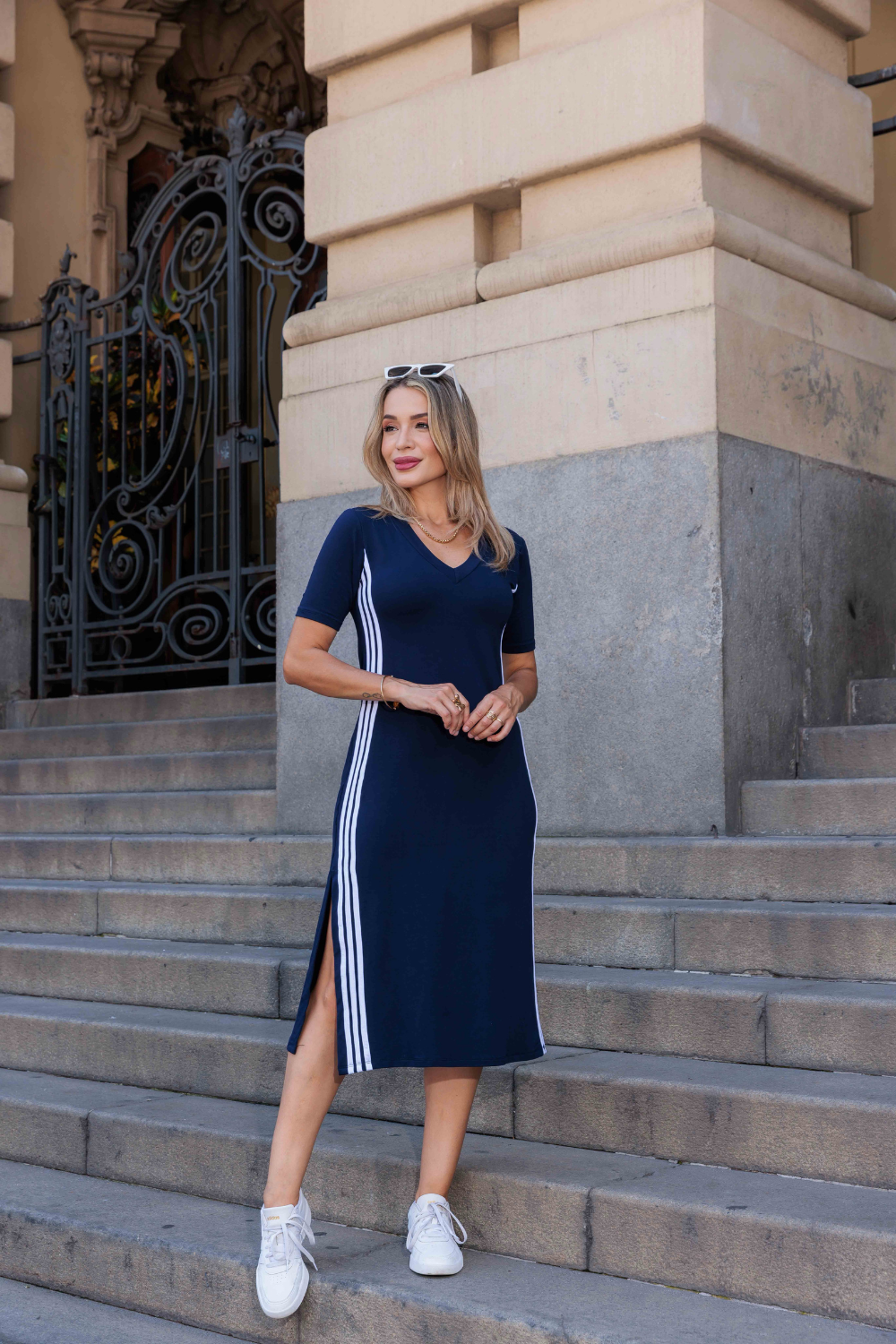 Vestido Cristal - Azul Marinho
