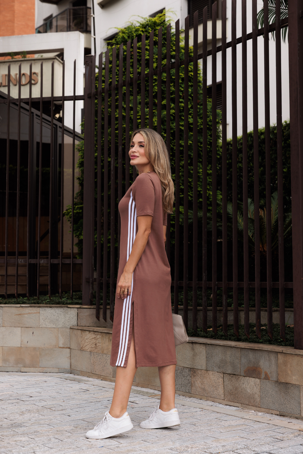 Vestido Cristal - Marrom