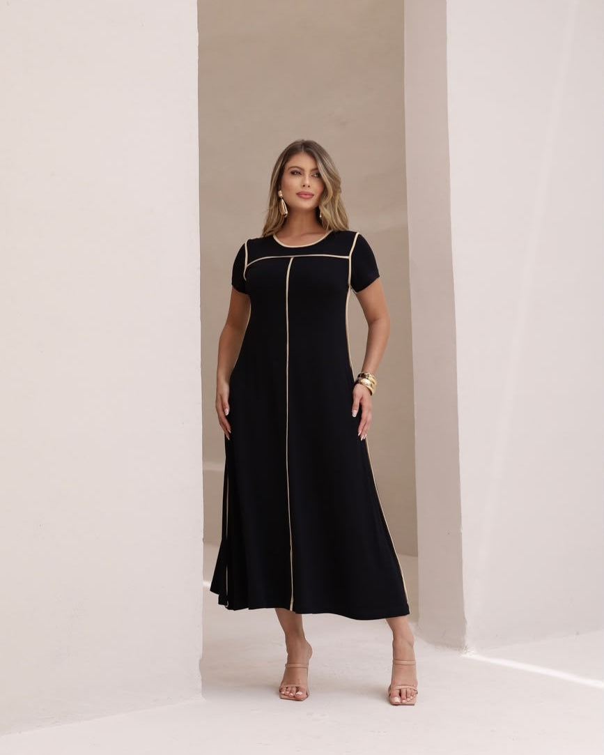 Vestido Dantas - Preto