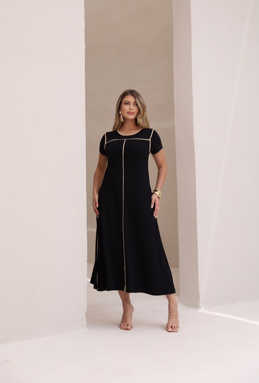 Vestido Dantas - Preto