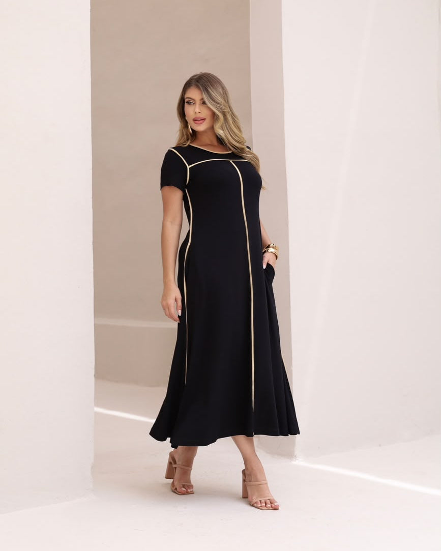 Vestido Dantas - Preto